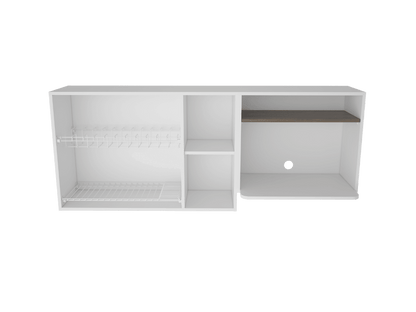 Gabinete Superior Viltex color Avellana y Blanco para Cocina.