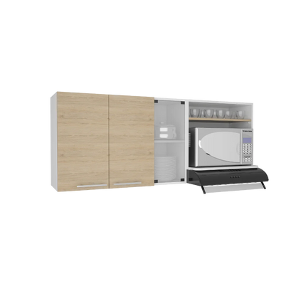 Gabinete Superior Gina Cocina RTA Blanco Rovere