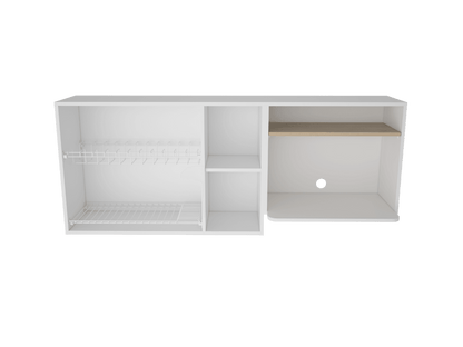 Gabinete Superior Viltex color Beige y Blanco para Cocina.