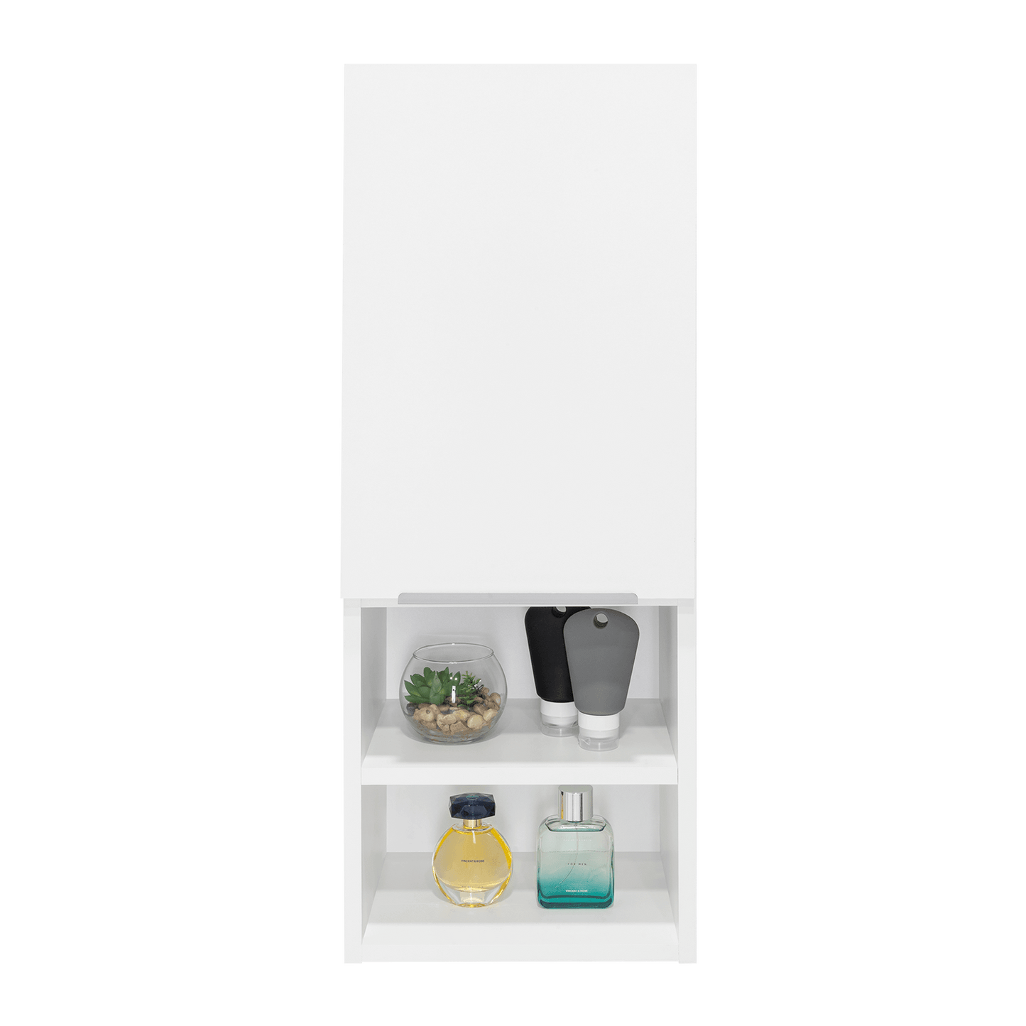 Gabinete Para Baño Real, Blanco, con Tres Entrepaños ZF - VIRTUAL MUEBLES