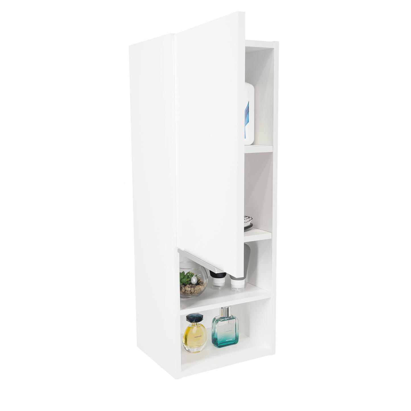 Gabinete Para Baño Real, Blanco, con Tres Entrepaños ZF - VIRTUAL MUEBLES