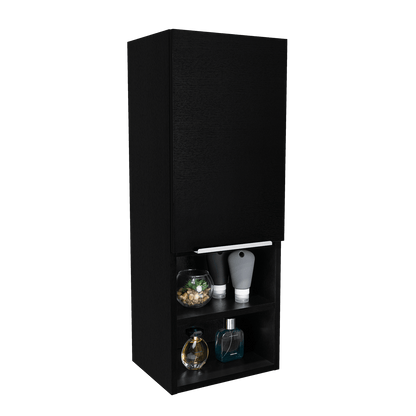 Gabinete de Baño Real, Wengue, con Tres Entrepaños - VIRTUAL MUEBLES