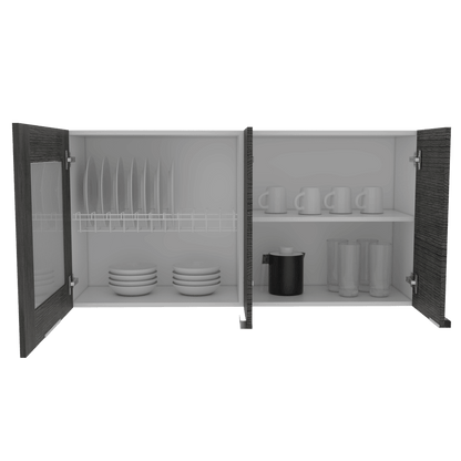 Gabinete Superior Diamante color Gris para Cocina.