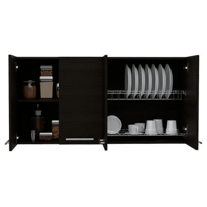 Gabinete Superior Frello color Wengue Para Cocina.