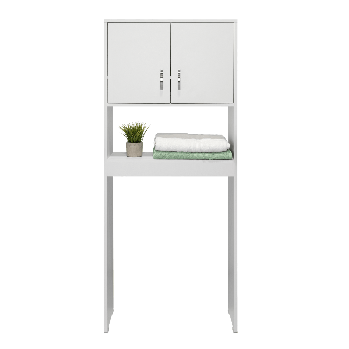 Gabinete de Baño Apolis, Blanco, Ideal Para Ahorrar Espacio - VIRTUAL MUEBLES