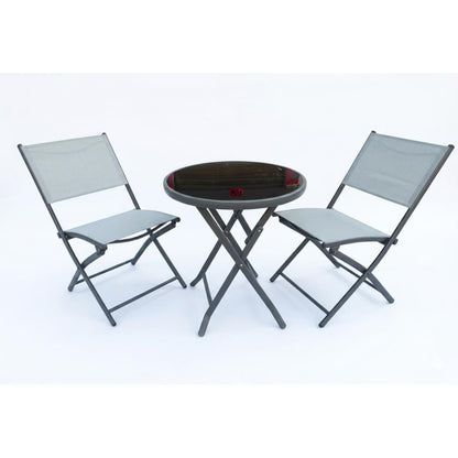 Juego de Terraza Marsea · Gris