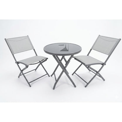 Juego de Terraza Marsea · Gris