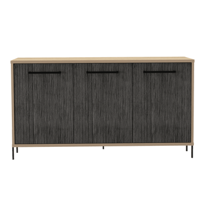 Mueble Auxiliar Tulsa color Beige y Gris para Ambientes.