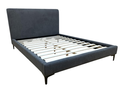 Cama Doble Prisma · Gris Oscuro