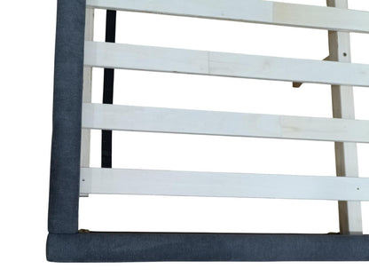 Cama Doble Prisma · Gris Oscuro