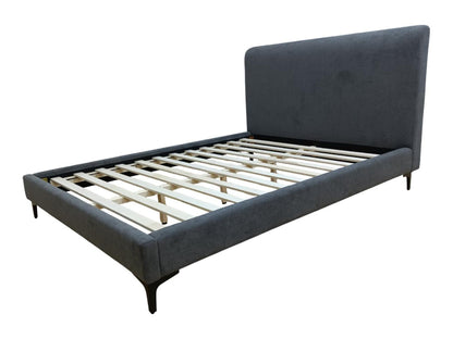 Cama Doble Prisma · Gris Oscuro