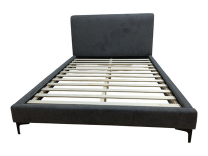 Cama Doble Prisma · Gris Oscuro