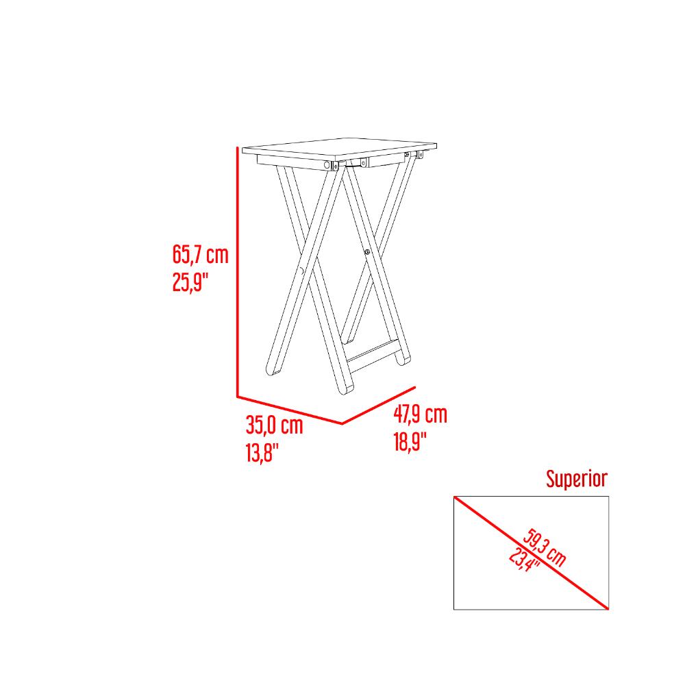 Juego de Comedor Goyo · Mesa Plegable + 2 Sillas