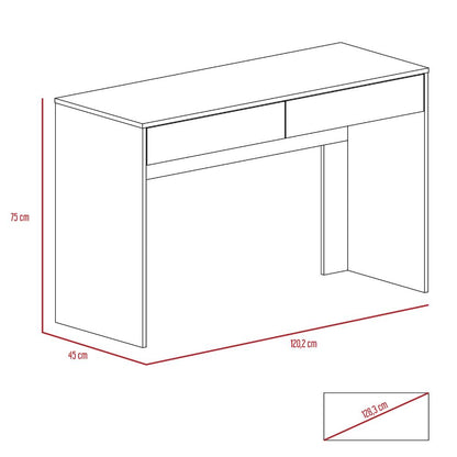 Combo oficina Home escritorio blanco y silla ergonómica de malla – vista 10