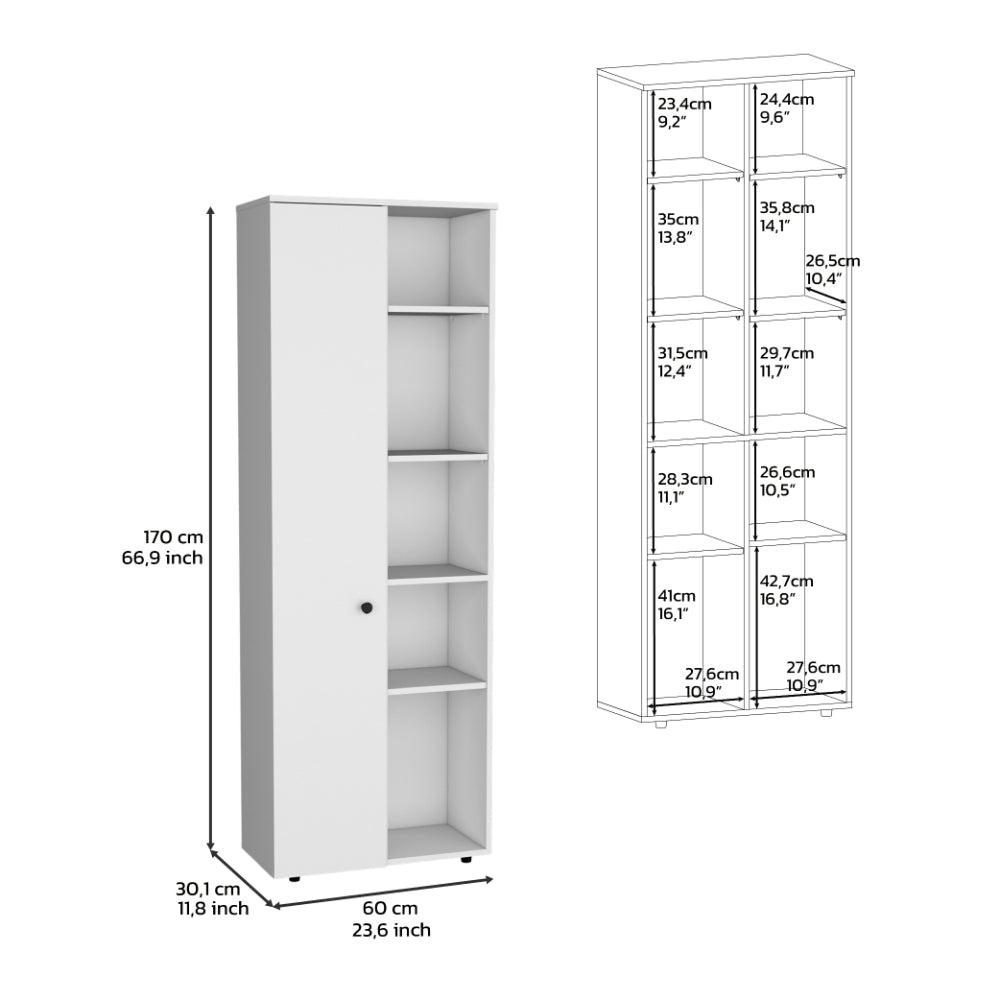 Alacena Multiusos Horbiz, Blanco, con espacio para guardar insumos