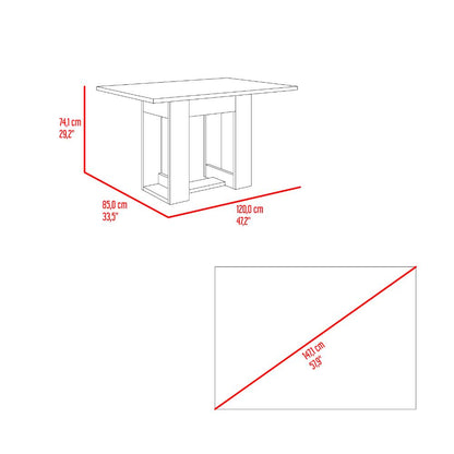 Juego de Comedor Longy · 4 Sillas