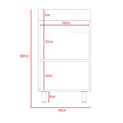 Mueble de Aseo Binil color Blanco para Cocina.