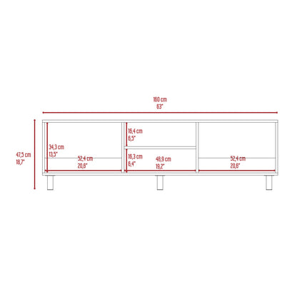 Mesa Para Tv Tunez Gris, Para Televisor Hasta 70 Pulgadas CF