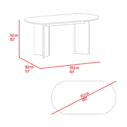 Juego de Comedor Ponty · 4 Sillas