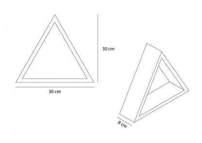 Set de Repisas Angular Beige x 3 unidades Decozzu