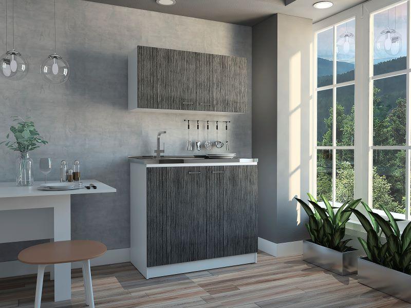 Cocina Integral Cantabria color Gris.