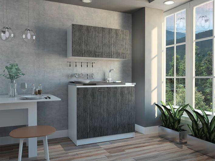 Cocina Integral Cantabria color Gris.