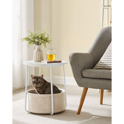 Mesa Auxiliar Kley · Blanco