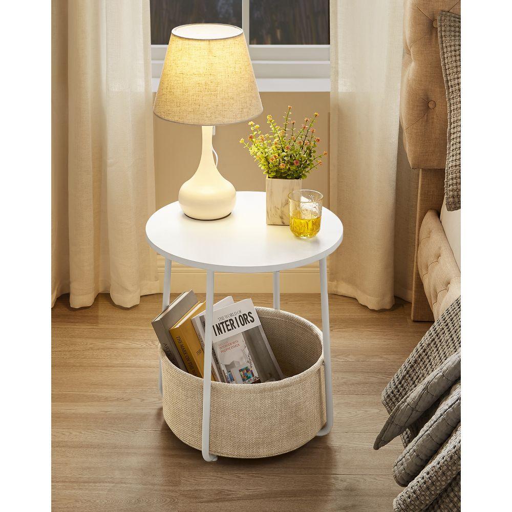 Mesa Auxiliar Kley · Blanco