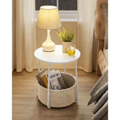 Mesa Auxiliar Kley · Blanco