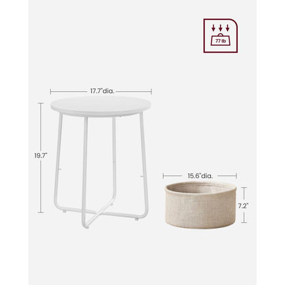Mesa Auxiliar Kley · Blanco