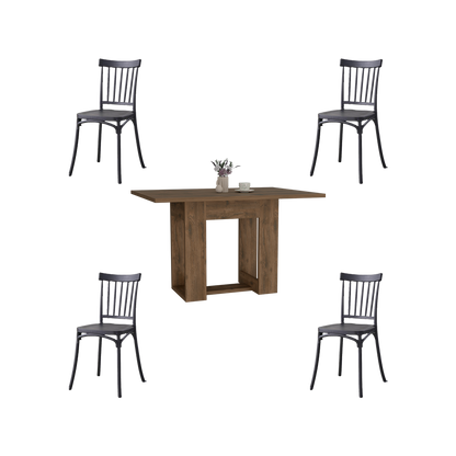 Juego de Comedor Beker · 4 Sillas