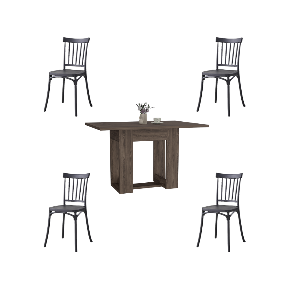 Juego de Comedor Herum · 4 Sillas