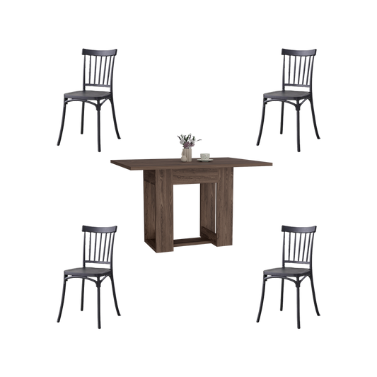 Juego de Comedor Herum · 4 Sillas