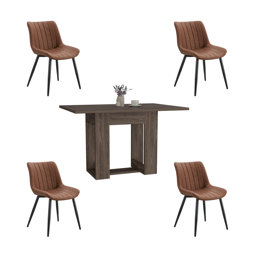 Juego de Comedor Sezma · 4 Sillas