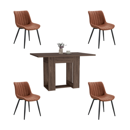 Juego de Comedor Sezma · 4 Sillas