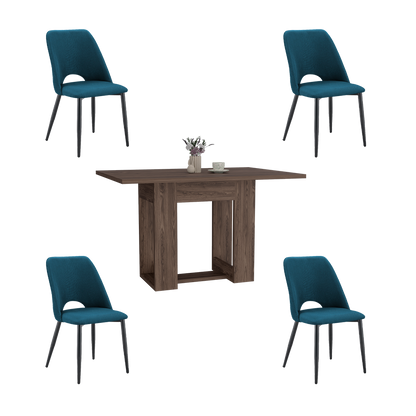 Juego de Comedor Longy · 4 Sillas