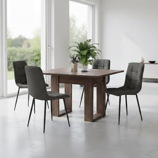 Juego de Comedor Riveny · 4 Sillas