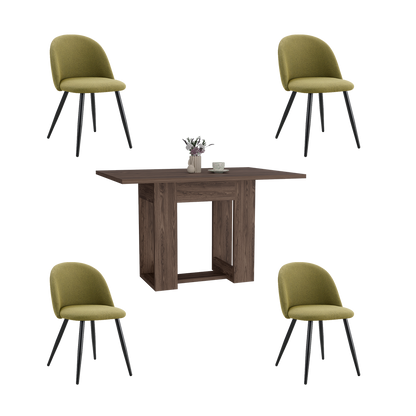 Juego de Comedor Azen · 4 Sillas