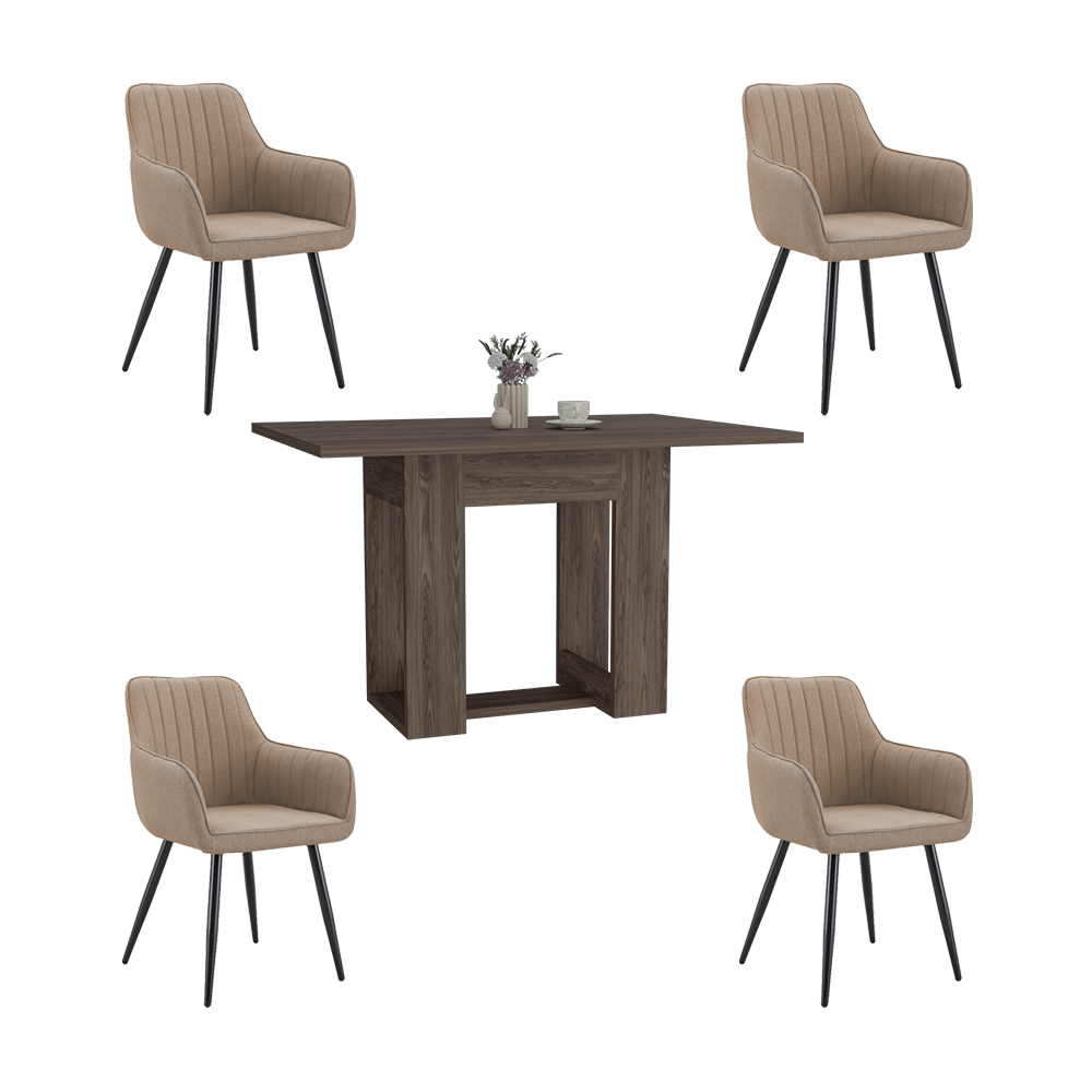Juego de Comedor Pity · 4 Sillas