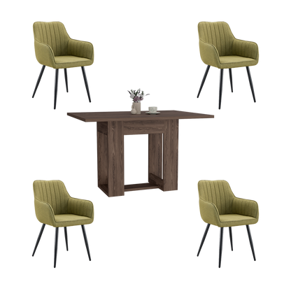 Juego de Comedor Mare · 4 Sillas