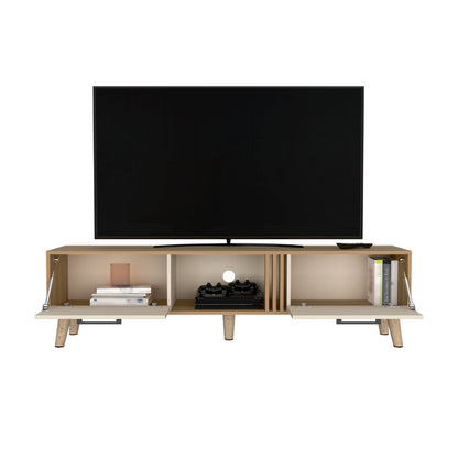 Mesa para TV Vanez, Capri y Fresno Europeo, con dos puertas abatibles 70"