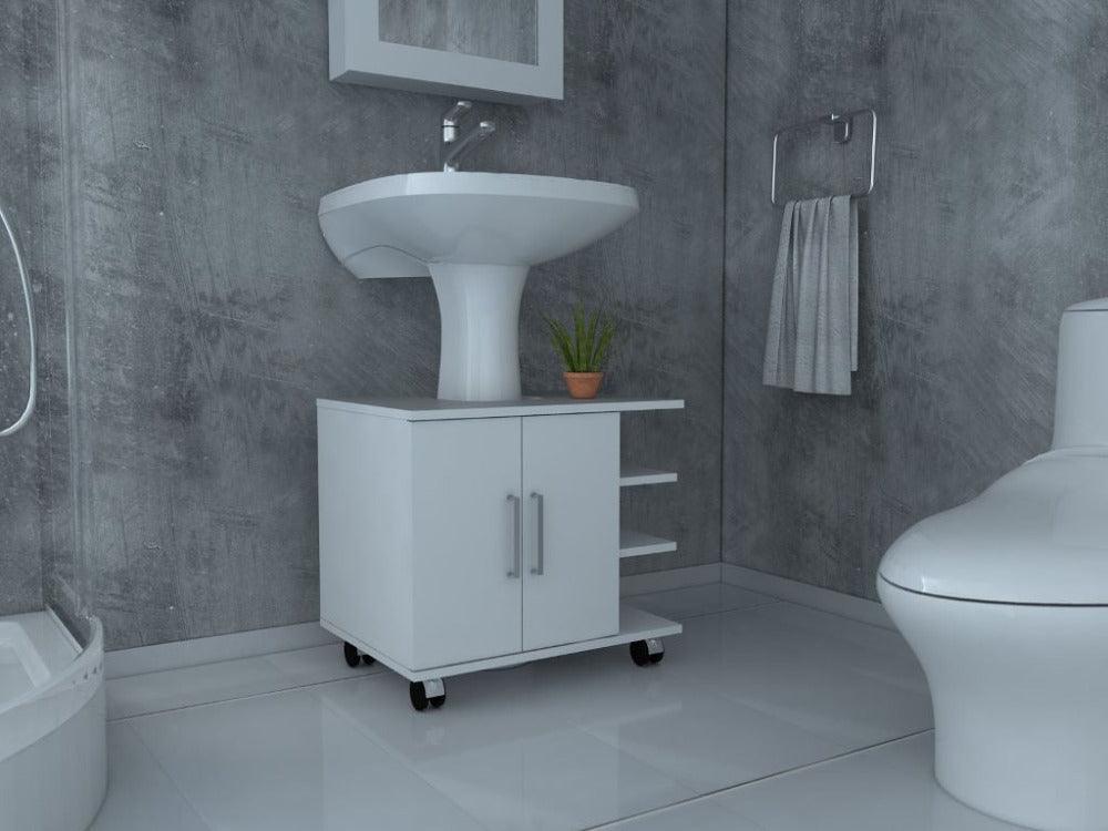 Mueble Lavamanos Elemental color Blanco para Baño.