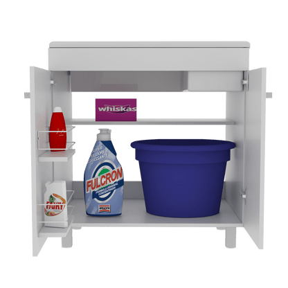 Mueble Lavadero Minox color Blanco para Cocina.