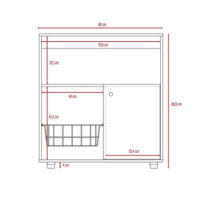 Modulo Microondas Legard color Blanco para Cocina.