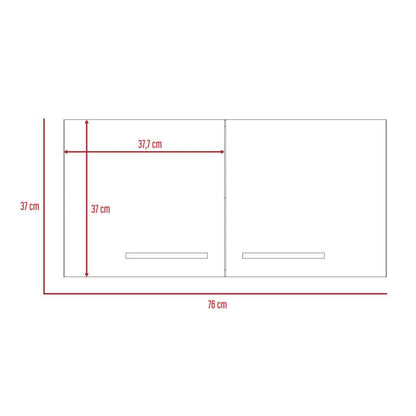 Mueble Sobre Campana Delfi color Blanco para Cocina.