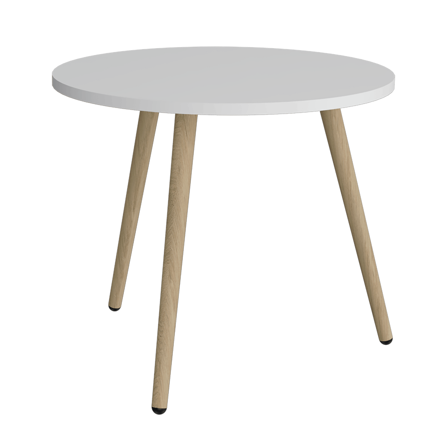 Mesa de Centro, Zohi, Blanco, con Diseño Redondo - VIRTUAL MUEBLES