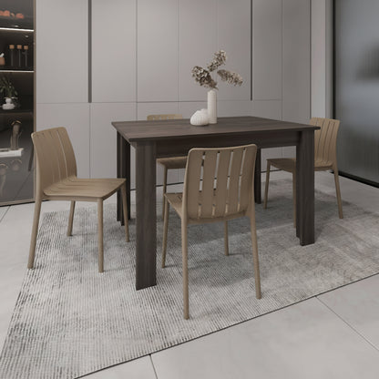 Juego de Comedor Tribo · 4 Sillas · Taupe