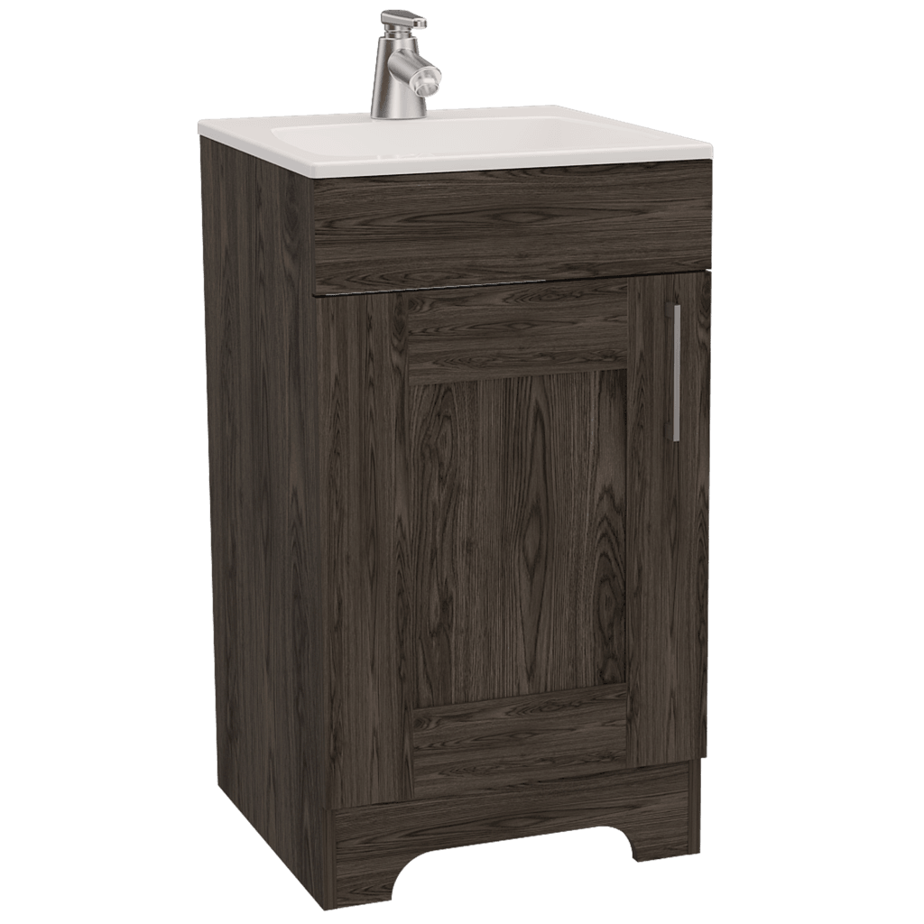 Mueble Lavamanos Apolis color Chocolate para Baño.