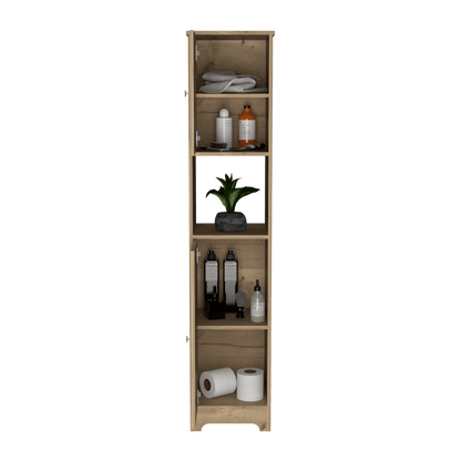 Mueble Auxiliar de Baño Ibis color Café claro para Baño.