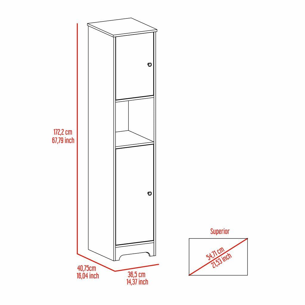 Mueble Auxiliar de Baño Ibis color Café claro para Baño.